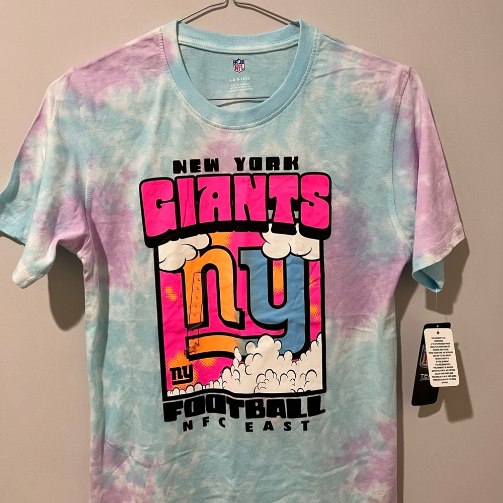 Women’s Large New York Giants Tie-Dye T-Shirt